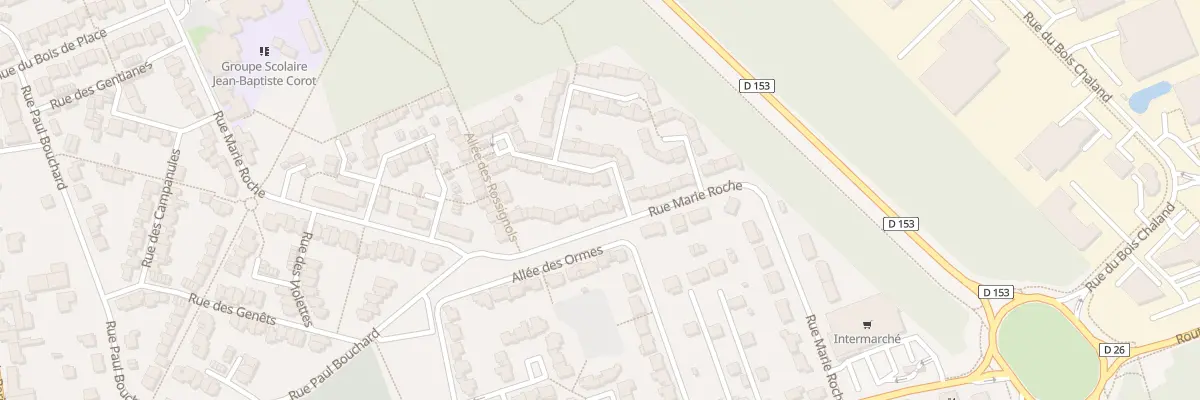 Plan du 49 Rue Marie Roche à Lisses