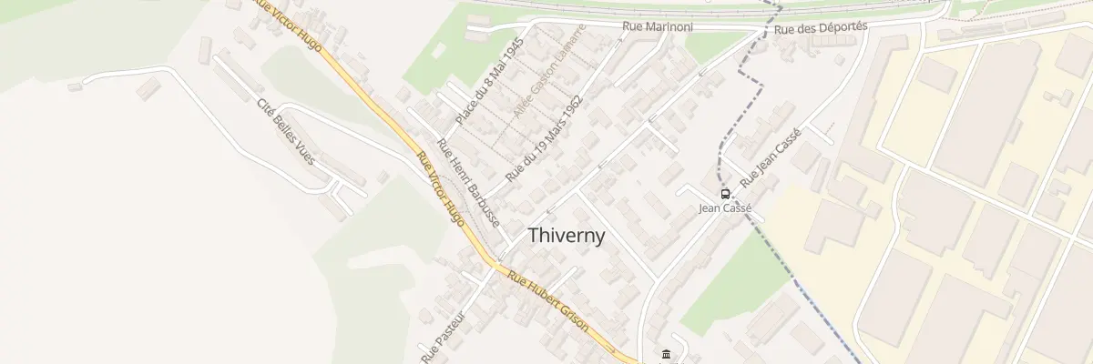 Plan du 13 Rue Jean Jaurès à Thiverny