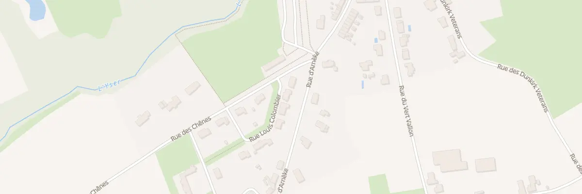Plan du 3 Rue Louis Colombier à Esquelbecq