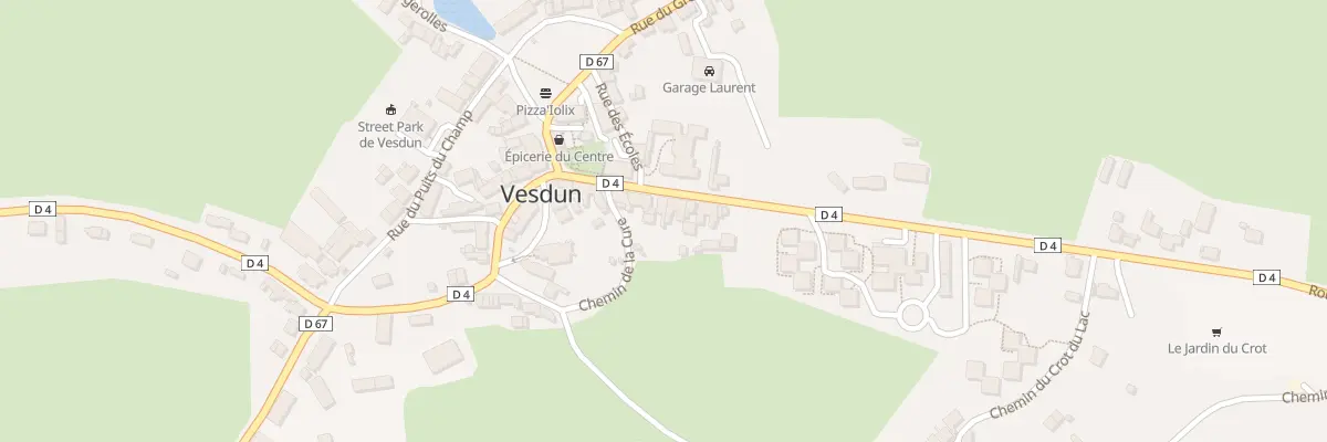 Plan du 8 Rue du Grand Meaulnes à Vesdun