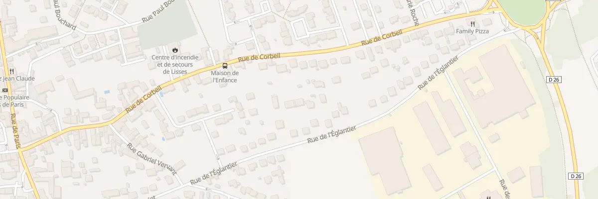 Plan du 23 Rue de l’Eglantier à Lisses
