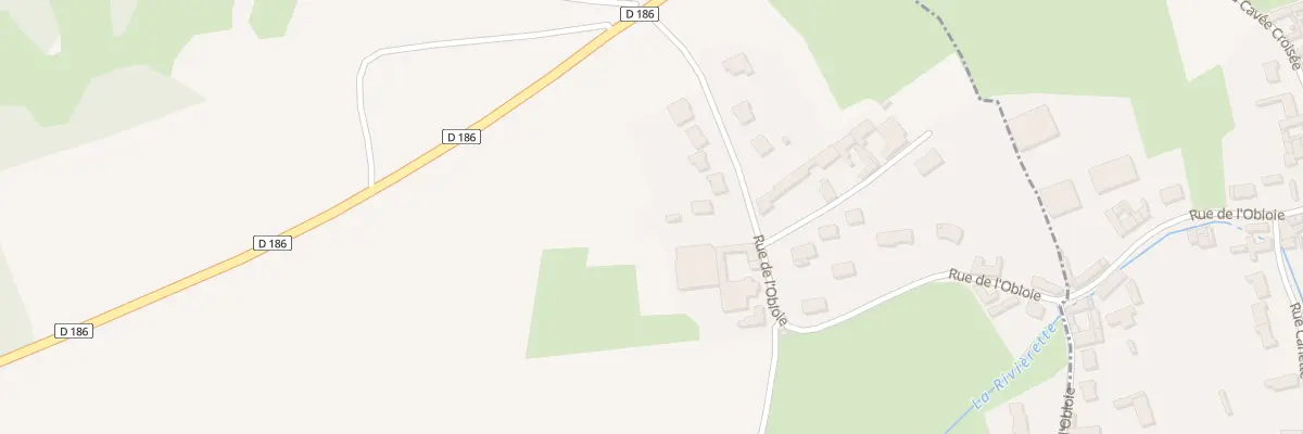 Plan du 140 Rue de l’Oblois à Mazinghem