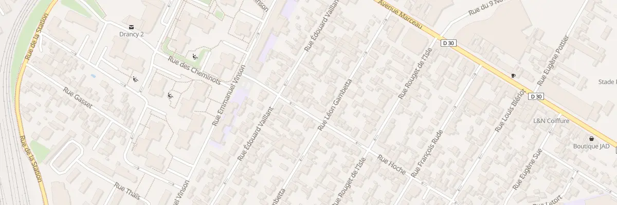 Plan du 56 Rue Hoche à Drancy