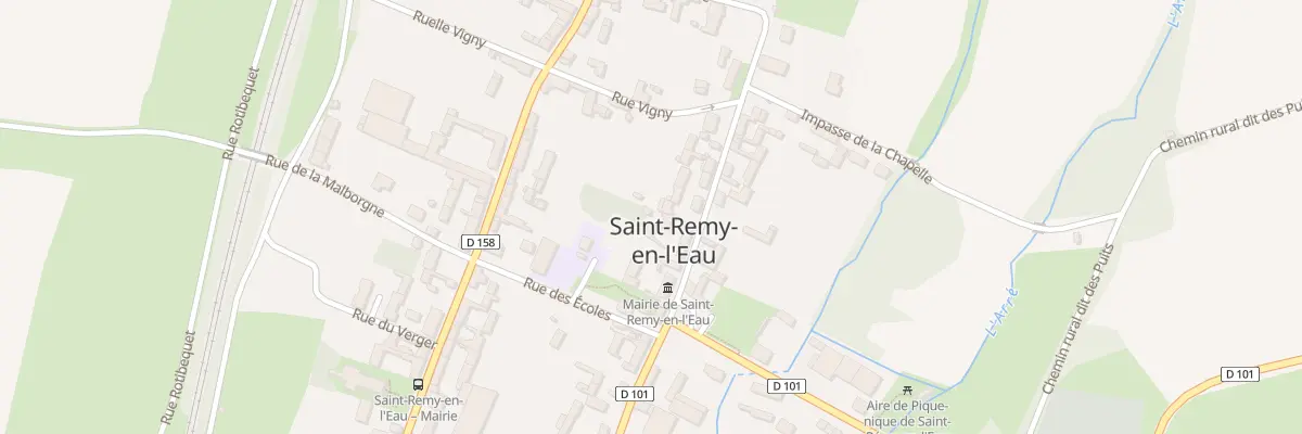 Plan du 18 Rue de la Mairie à Saint-Remy-en-l’Eau