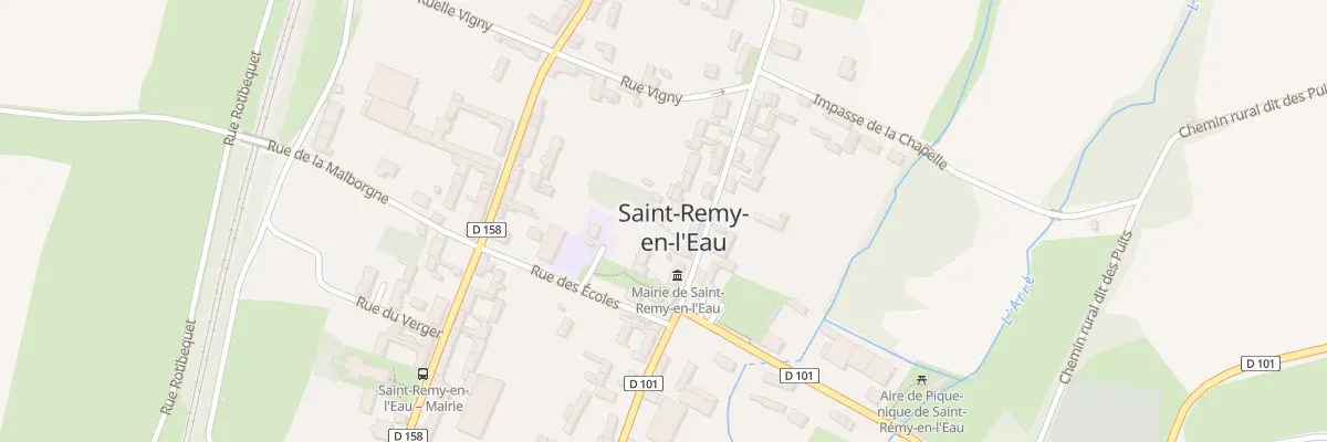 Plan du 20 Rue de la Mairie à Saint-Remy-en-l’Eau