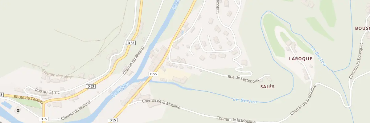 Plan du 9 Rue de Lastendes à Vabre