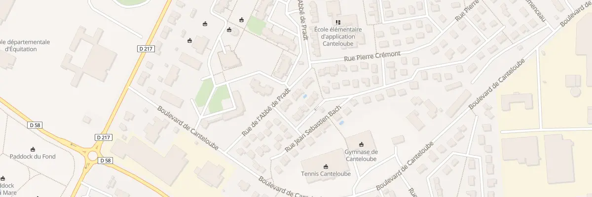 Plan du 37 Rue de l’Abbé de Pradt à Aurillac