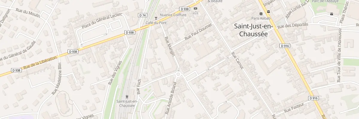 Plan du 23 Rue Mangin à Saint-Just-en-Chaussée