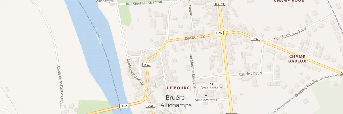 Plan du 7 Rue George Sand à Bruère-Allichamps