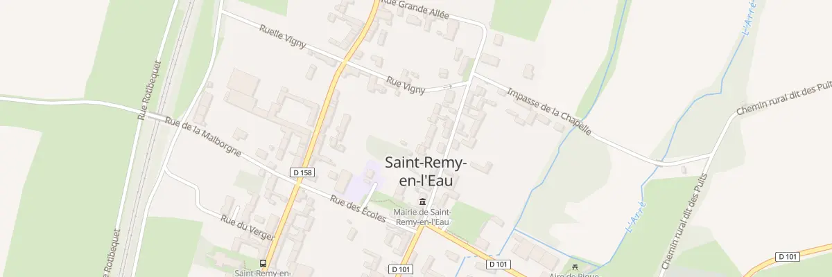 Plan du 14 Rue de la Mairie à Saint-Remy-en-l’Eau