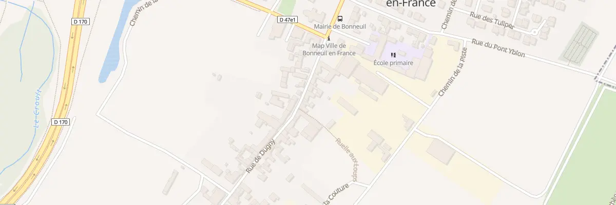 Plan du 21 Rue de Dugny à Bonneuil-en-France