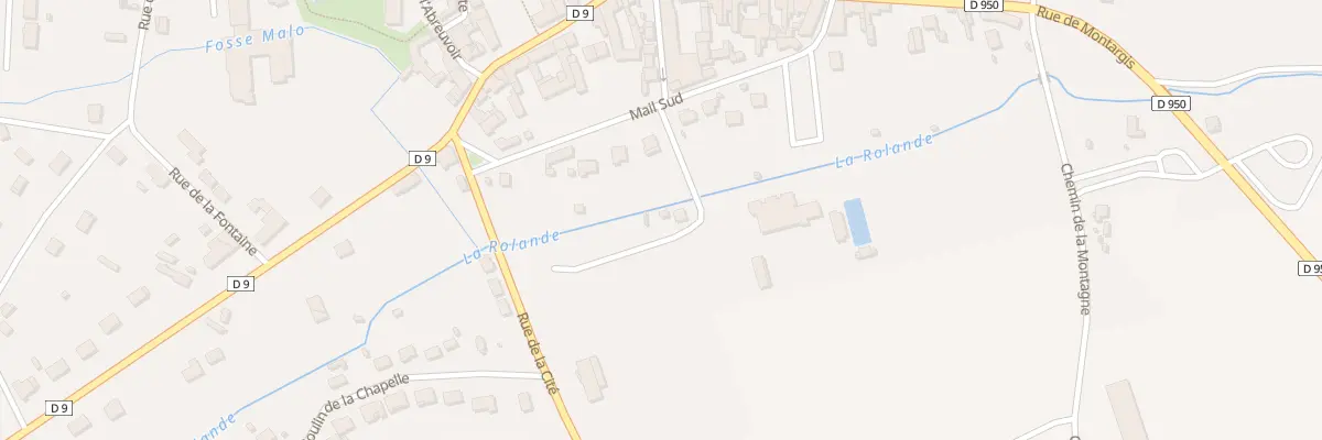 Plan du 5582 La Ville Sud Ouest à Beaune-la-Rolande