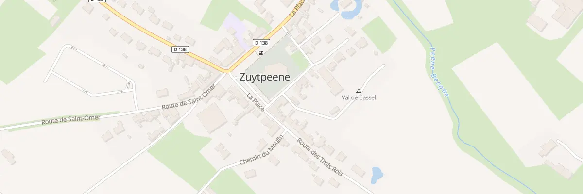 Plan du 44 Ctr de l’Eglise à Zuytpeene