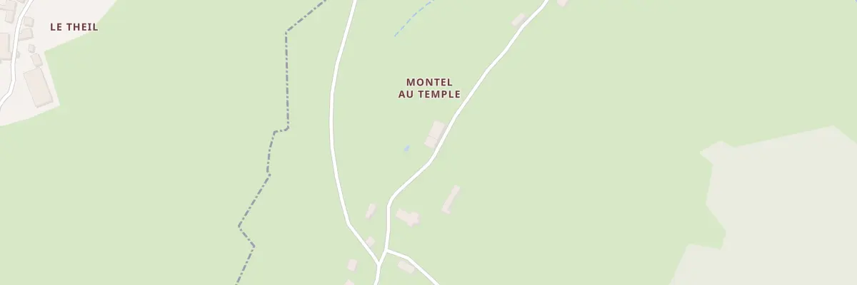 Plan du 9 Montel au Temple à Lioux-les-Monges