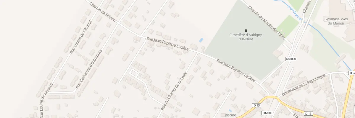 Plan du 21 Rue Jean-Baptiste Leclère à Aubigny-sur-Nère