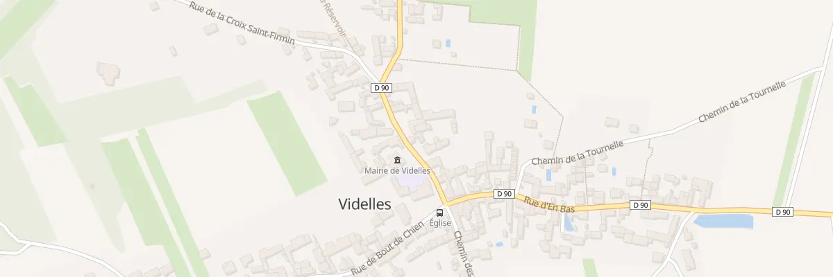Plan du 10 Rue de la Crx Boissee à Videlles