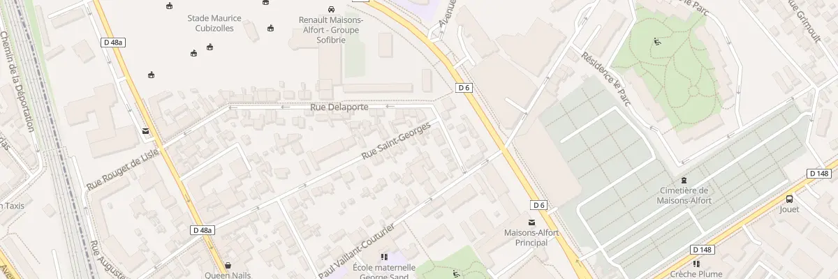 Plan du 52 Rue Saint-Georges à Maisons-Alfort
