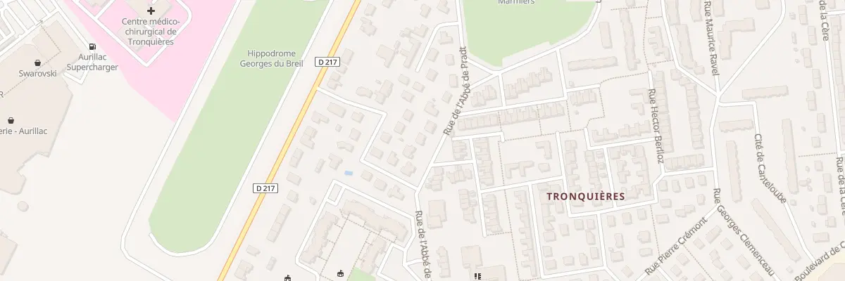 Plan du 26 Rue de l’Abbé de Pradt à Aurillac