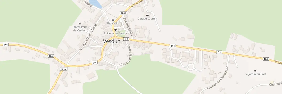 Plan du 10 Rue du Grand Meaulnes à Vesdun