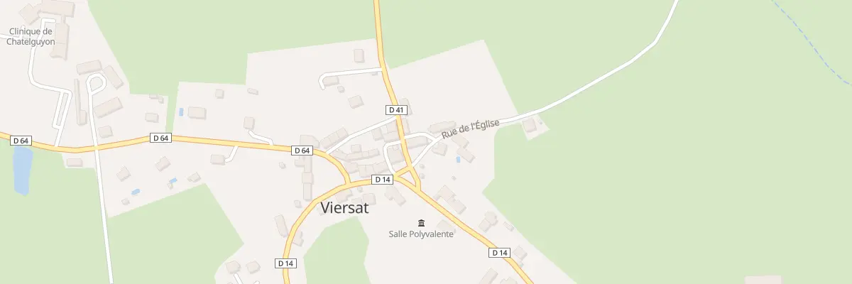 Plan du 5021 Le Bourg à Viersat