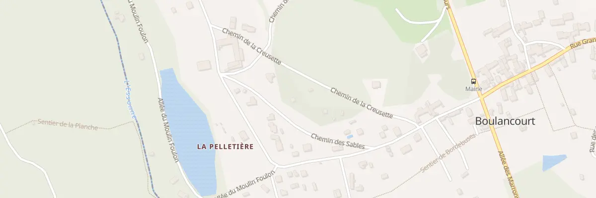 Plan du 4 Che de Sable à Boulancourt