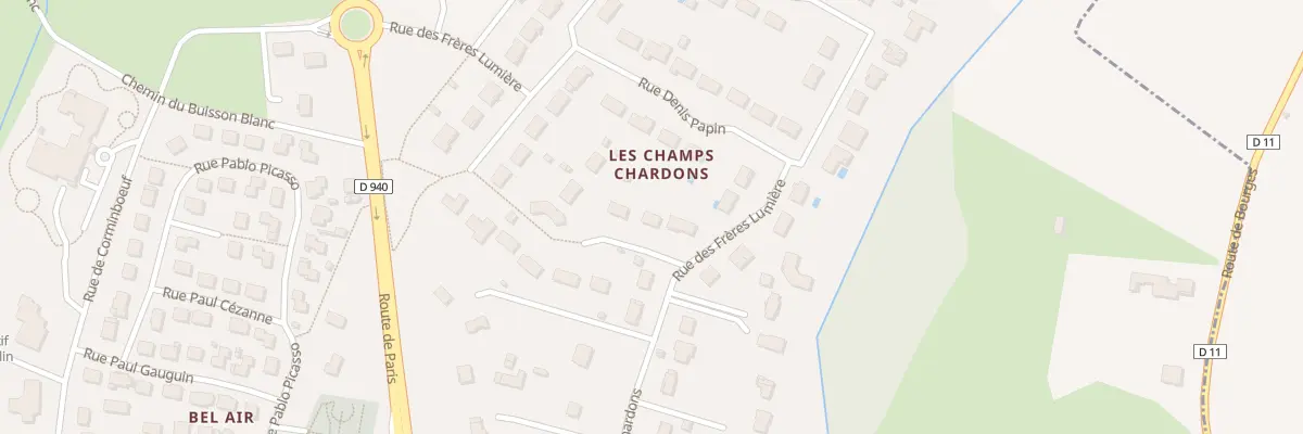 Plan du 1 Imp Clément Ader à Fussy