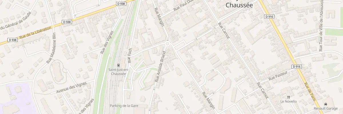 Plan du 12 Rue Mangin à Saint-Just-en-Chaussée