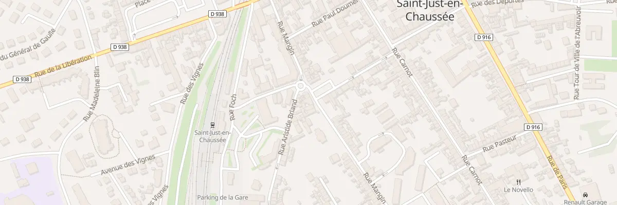 Plan du 10 Rue Mangin à Saint-Just-en-Chaussée