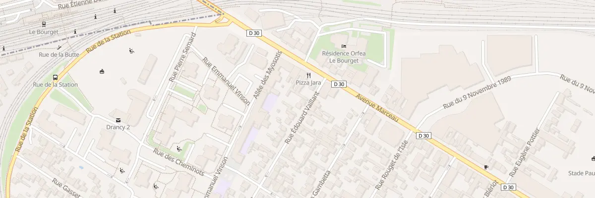 Plan du 10B Rue Edouard Vaillant à Drancy