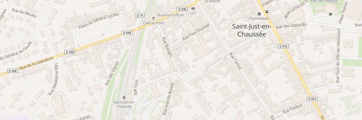 Plan du 25 Rue Mangin à Saint-Just-en-Chaussée