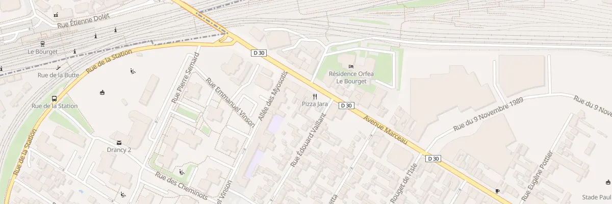 Plan du 89 Av Marceau à Drancy