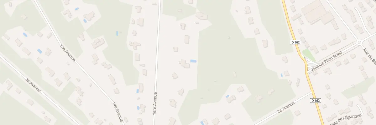Plan du 54 Av 1ere Avenue à Lamorlaye