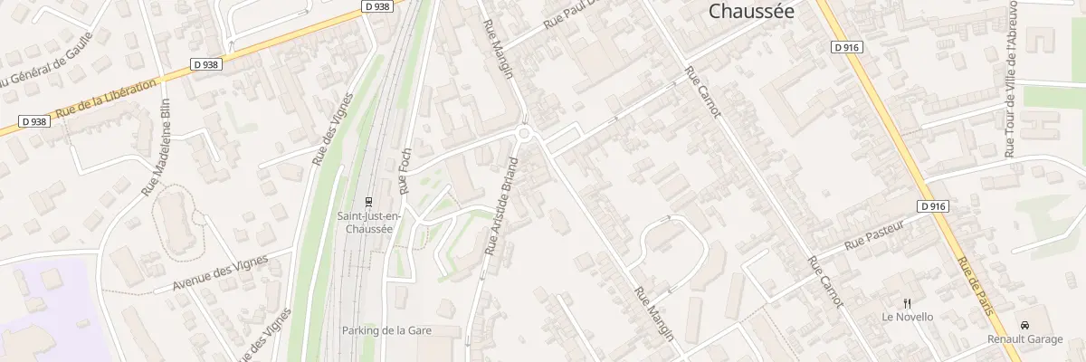Plan du 14 Rue Mangin à Saint-Just-en-Chaussée