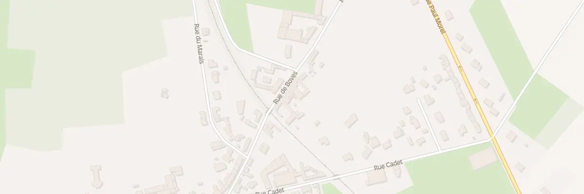 Plan du 22 Rue de Boves à Thézy-Glimont