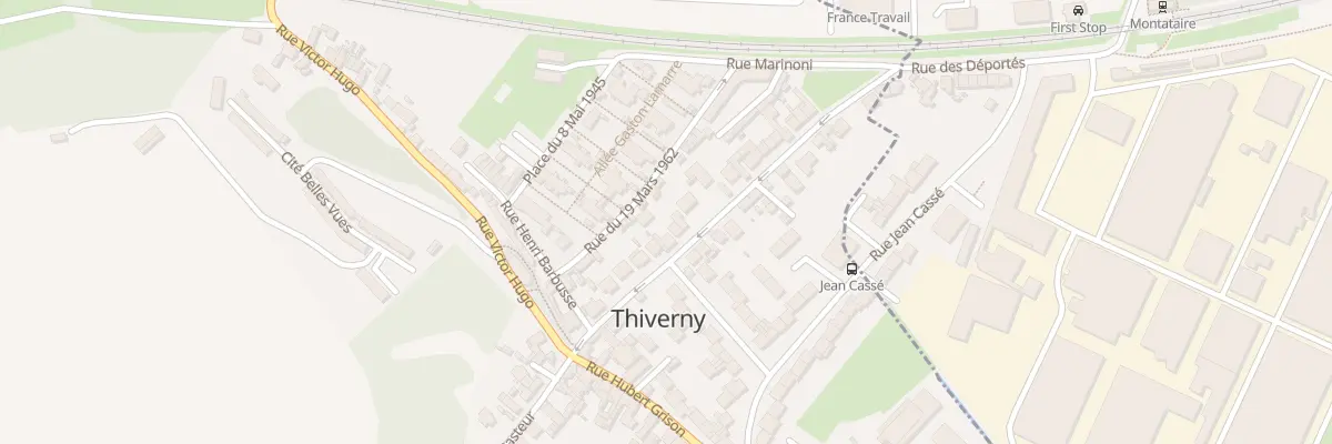 Plan du 19 Rue Jean Jaurès à Thiverny