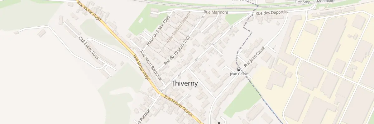 Plan du 17 Rue Jean Jaurès à Thiverny