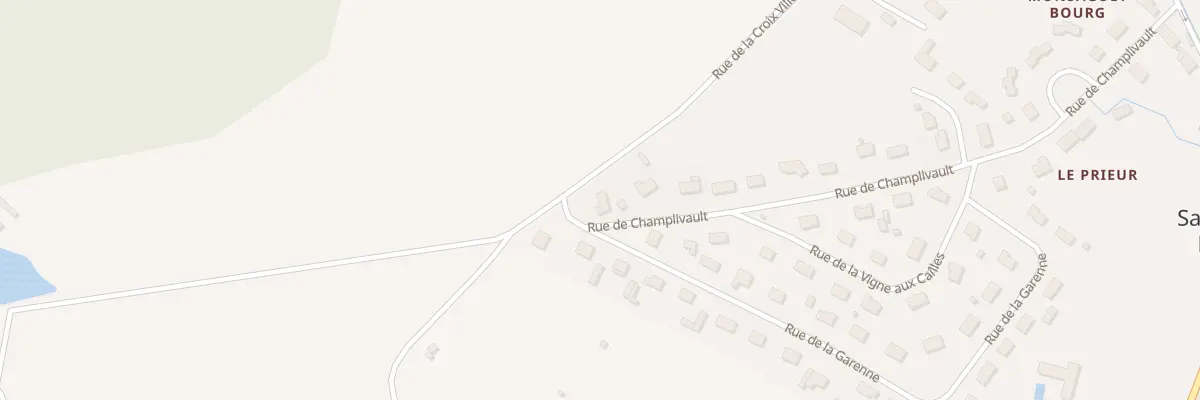 Plan du 38 Rue de Champlivault à Saint-Aignan-le-Jaillard