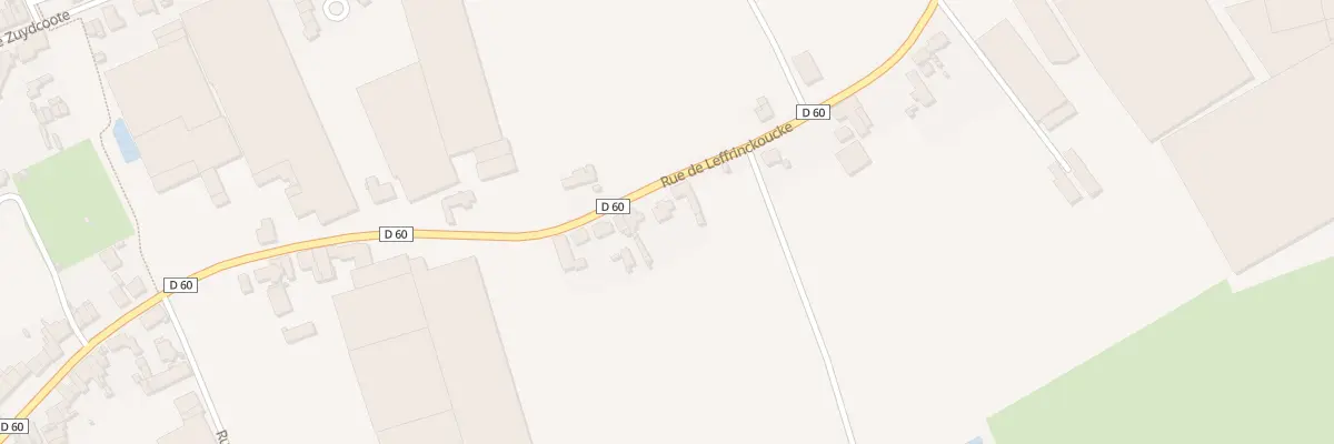 Plan du 720 Rue de Leffrinckoucke à Dunkerque