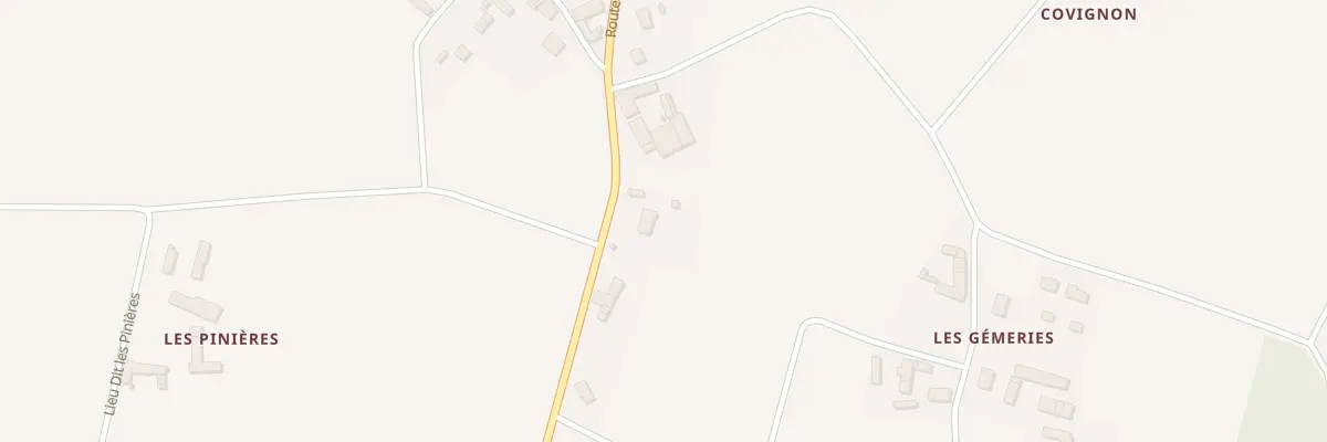 Plan du 8 Rte de Beaune la Rolande à Saint-Loup-des-Vignes