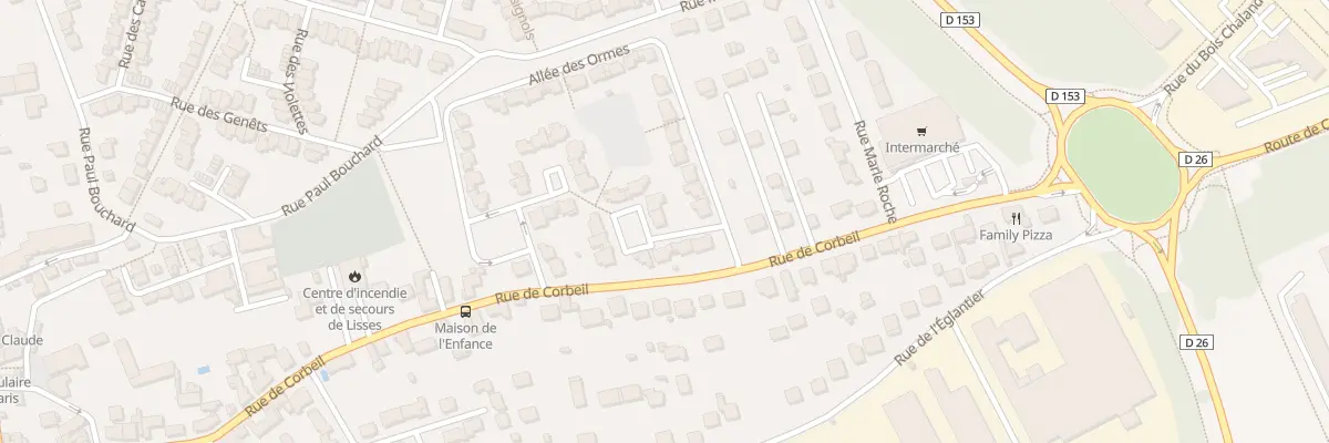 Plan du 2 Rue des Marronniers à Lisses