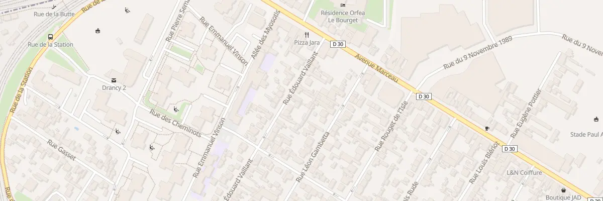 Plan du 19 Rue Edouard Vaillant à Drancy
