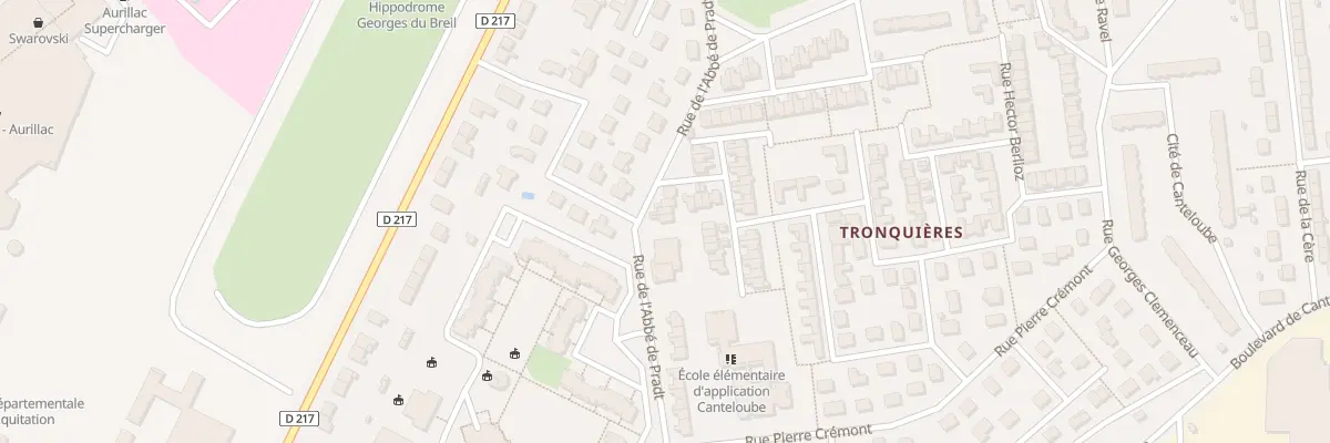 Plan du 7 Rue de l’Abbé de Pradt à Aurillac