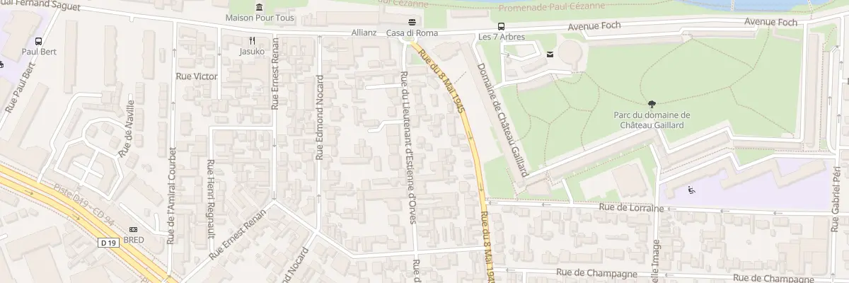 Plan du 13 Rue Lt Vaisseau Estienne Orves à Maisons-Alfort