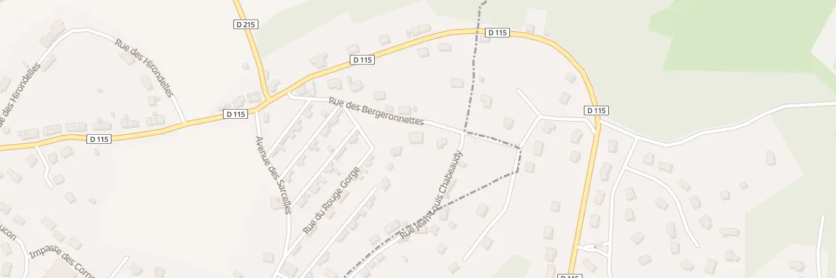 Plan du 6 Rue des Bergeronnettes à Champagnac