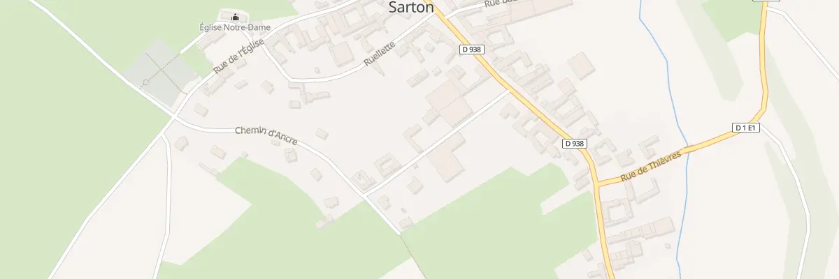 Plan du 6 Rue Neuve à Sarton