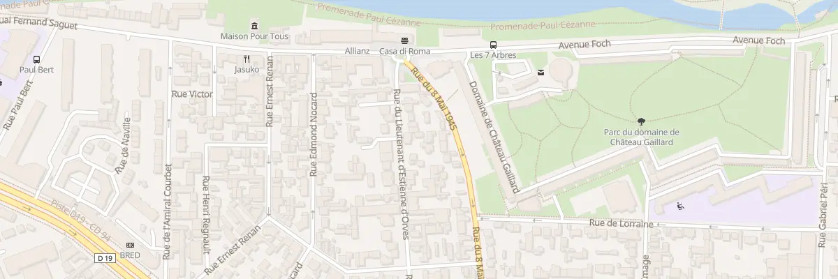 Plan du 9 Rue Lt Vaisseau Estienne Orves à Maisons-Alfort
