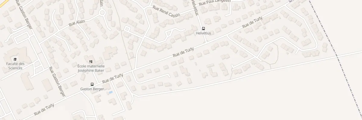 Plan du 134 Rue de Turly à Bourges