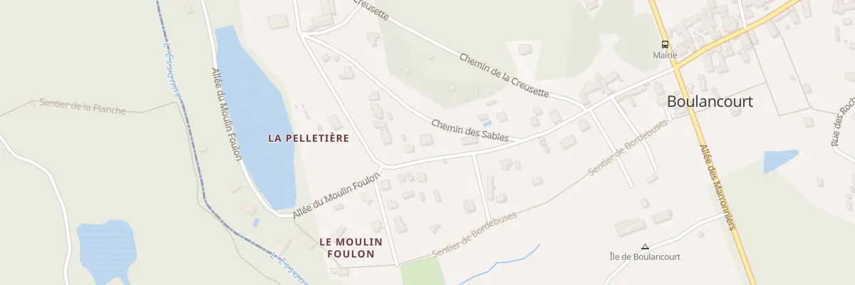 Plan du 3 Rue Grande à Boulancourt