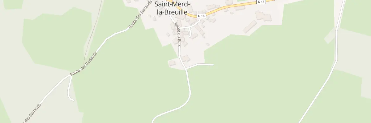 Plan du 5055 Le Bourg à Saint-Merd-la-Breuille
