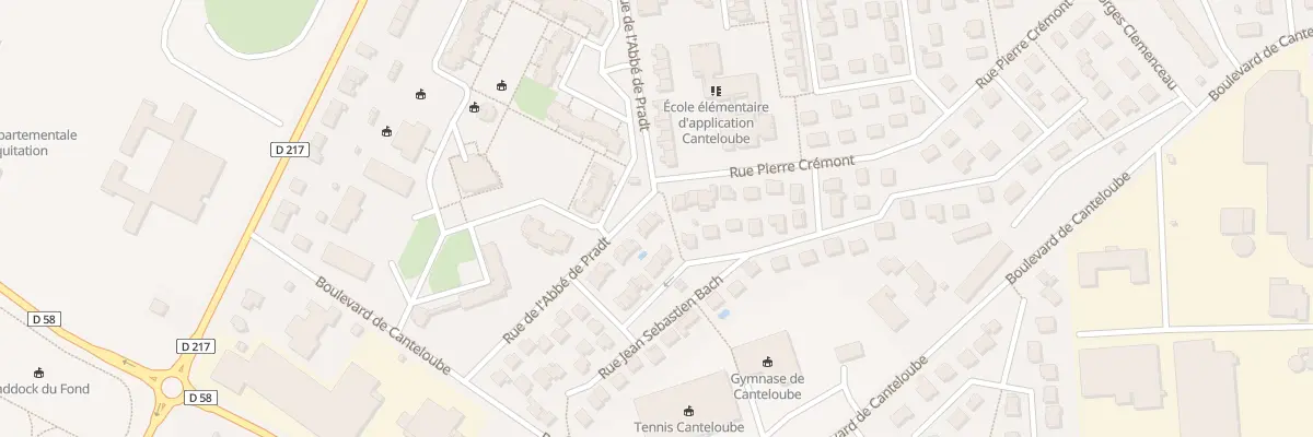 Plan du 31 Rue de l’Abbé de Pradt à Aurillac